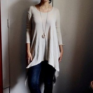 Free People "Wonder Woman Waffle" Fluttery Tee